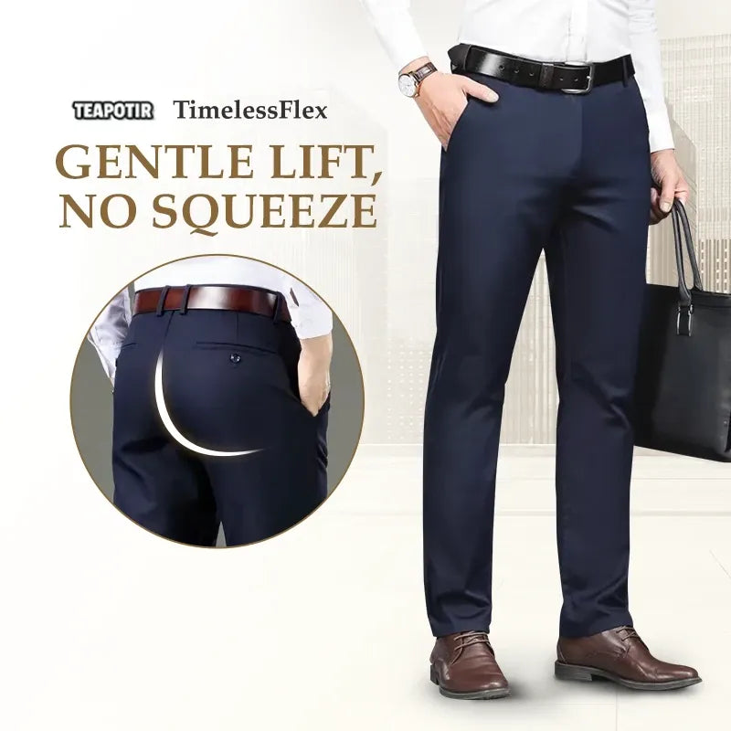 🔥 Clearance Sale – Men's High Stretch Straight Fit Dress Pants