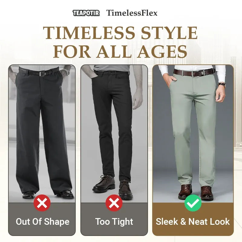 🔥 Clearance Sale – Men's High Stretch Straight Fit Dress Pants
