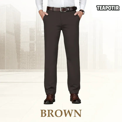 🔥 Clearance Sale – Men's High Stretch Straight Fit Dress Pants