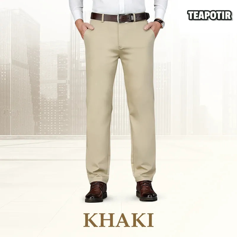 🔥 Clearance Sale – Men's High Stretch Straight Fit Dress Pants