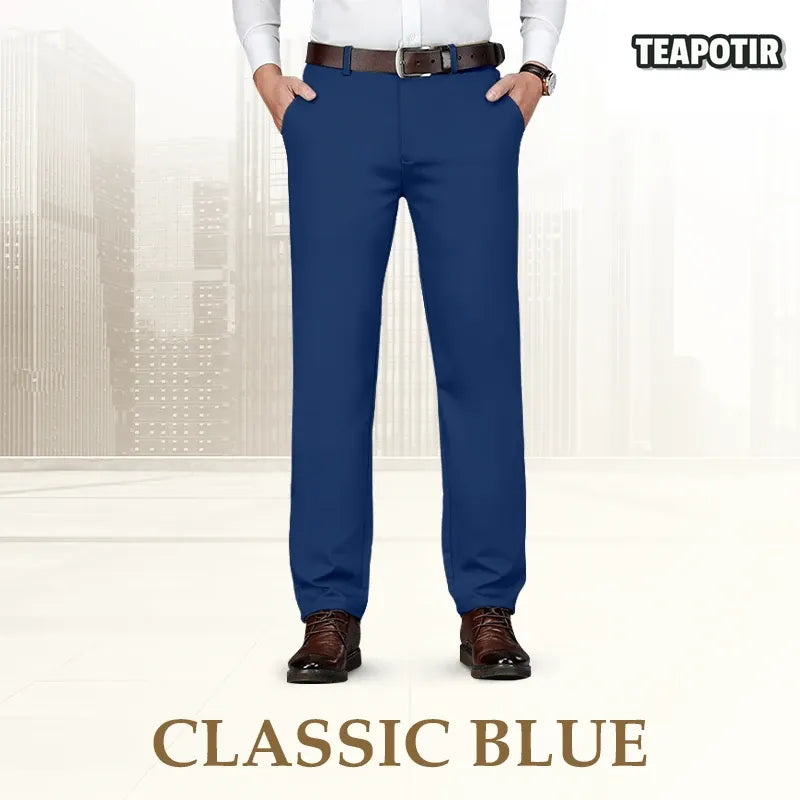 🔥 Clearance Sale – Men's High Stretch Straight Fit Dress Pants