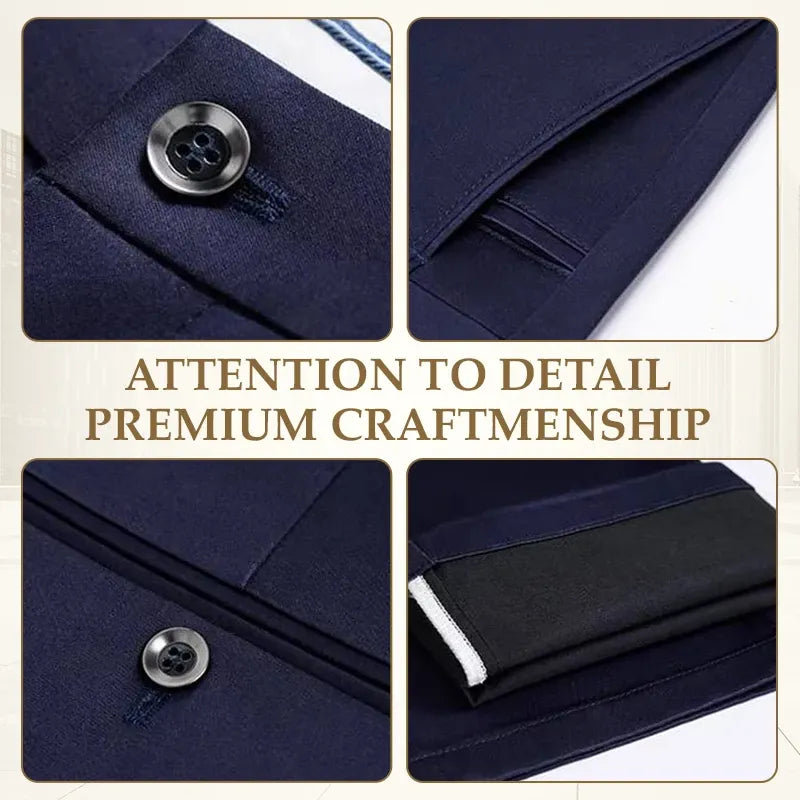 🔥 Clearance Sale – Men's High Stretch Straight Fit Dress Pants