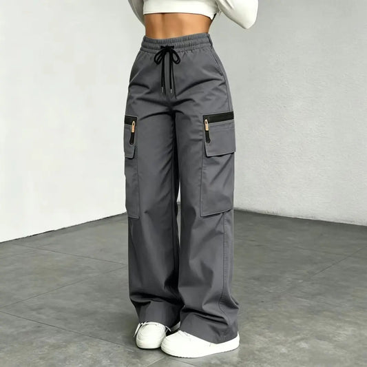 Women’s Lightweight Cargo Pants – Relaxed Fit with Multiple Pockets