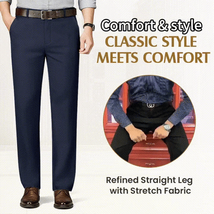 🔥 Clearance Sale – Men's High Stretch Straight Fit Dress Pants
