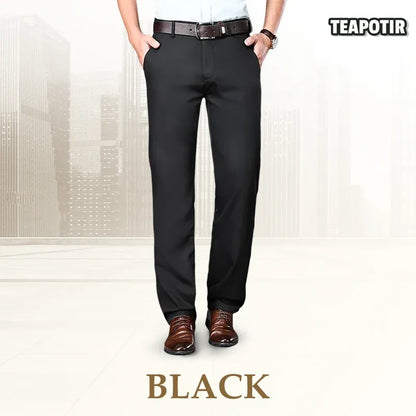 🔥 Clearance Sale – Men's High Stretch Straight Fit Dress Pants