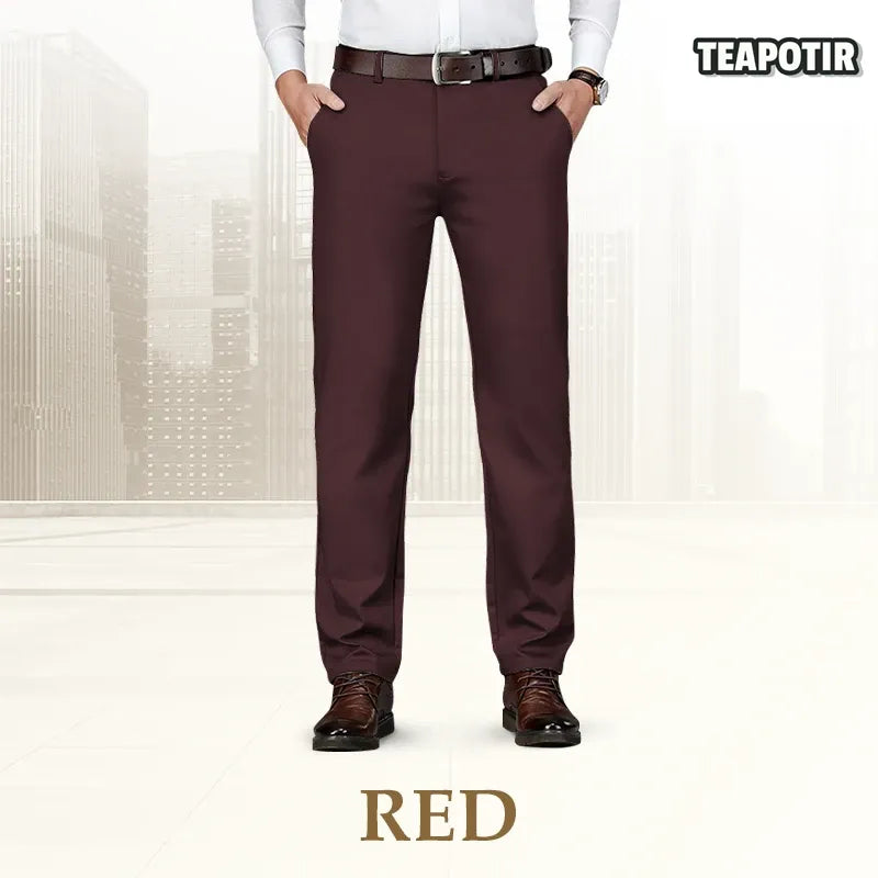 🔥 Clearance Sale – Men's High Stretch Straight Fit Dress Pants