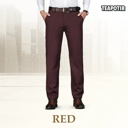 🔥 Clearance Sale – Men's High Stretch Straight Fit Dress Pants